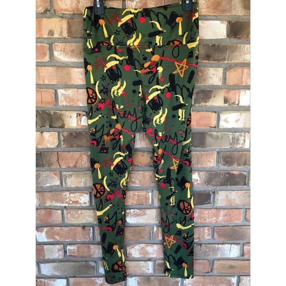 It’s Fashions Multicolored Leggings Size Large (Juniors) - Picture 2 of 7